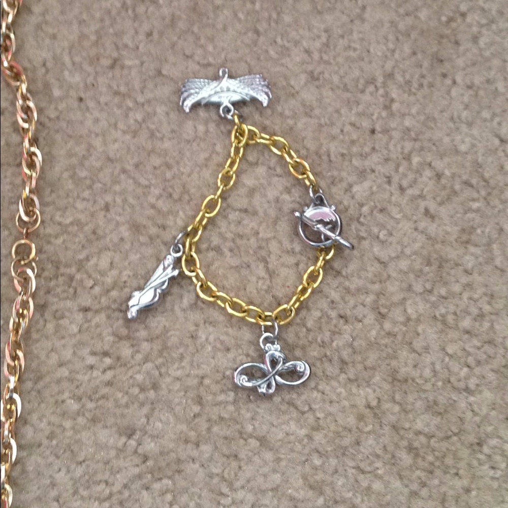 2 necklaces and 1 bracelet